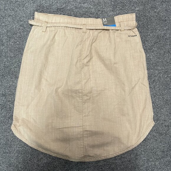 Columbia Womens Organic Cotton Summer Chill Skirt M Regular Fit Beige - Picture 5 of 7